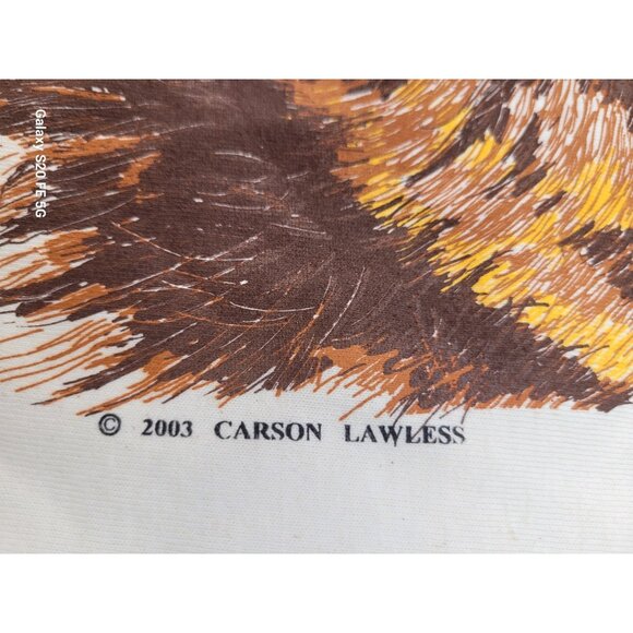 2XL Animal Lover Bear Grizzly Brown Kodiak Preshrunk Cotton Vtg 2003 Lawless NOS - Picture 9 of 10